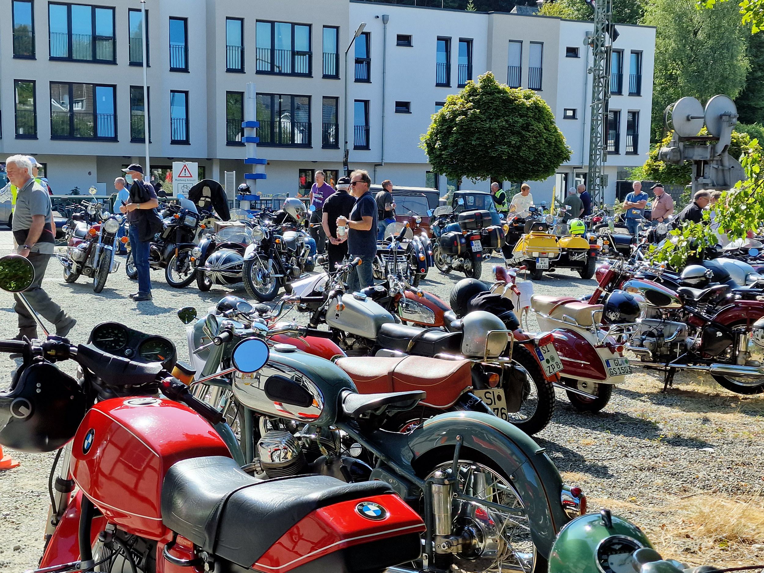 Südwestfälisches Oldtimer-Motorradtreffen am Technikmuseum Freudenberg