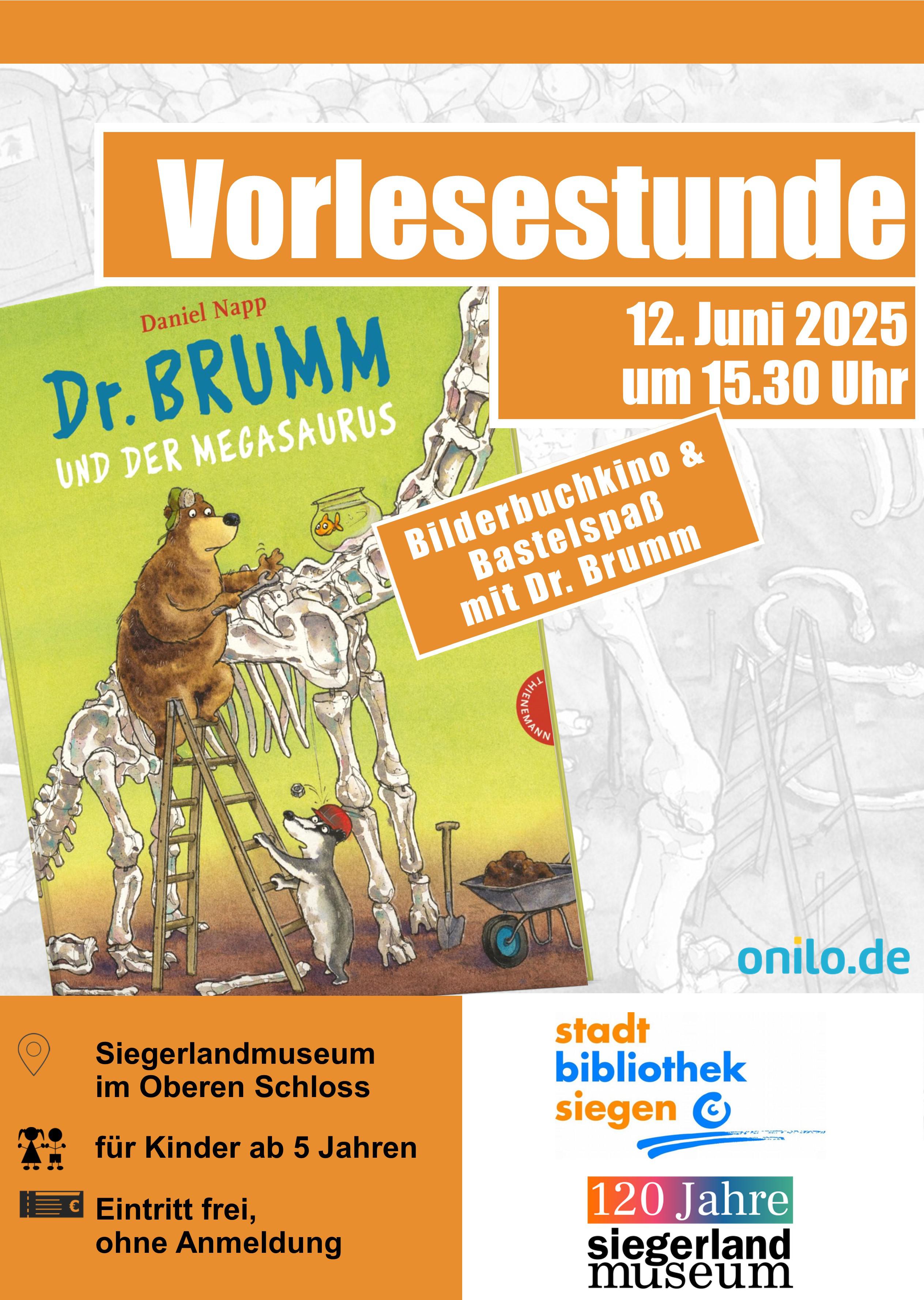 Vorlesestunde für Kinder im Siegerlandmuseum im Oberen Schloss