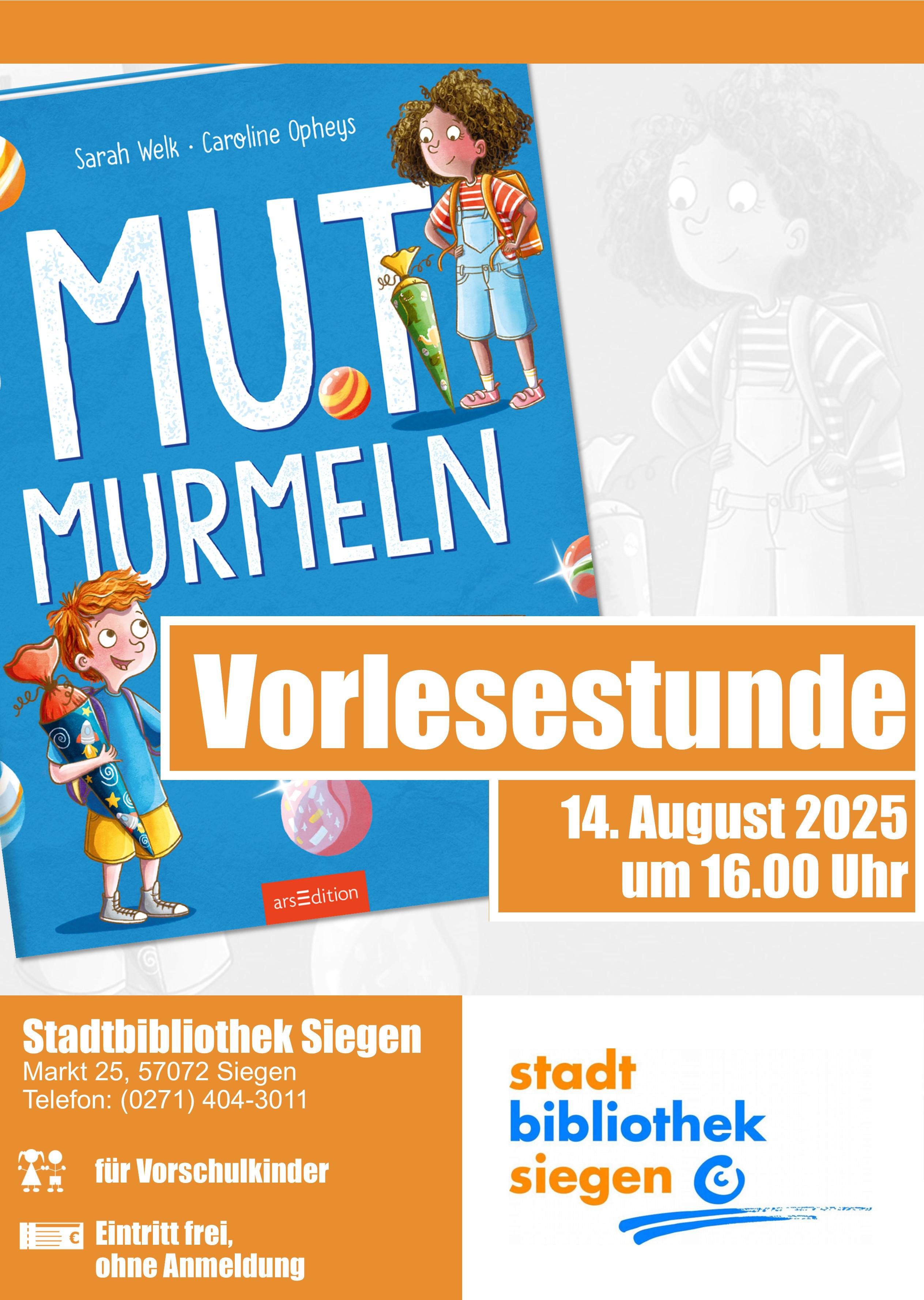 Mutmurmeln für den ersten Schultag