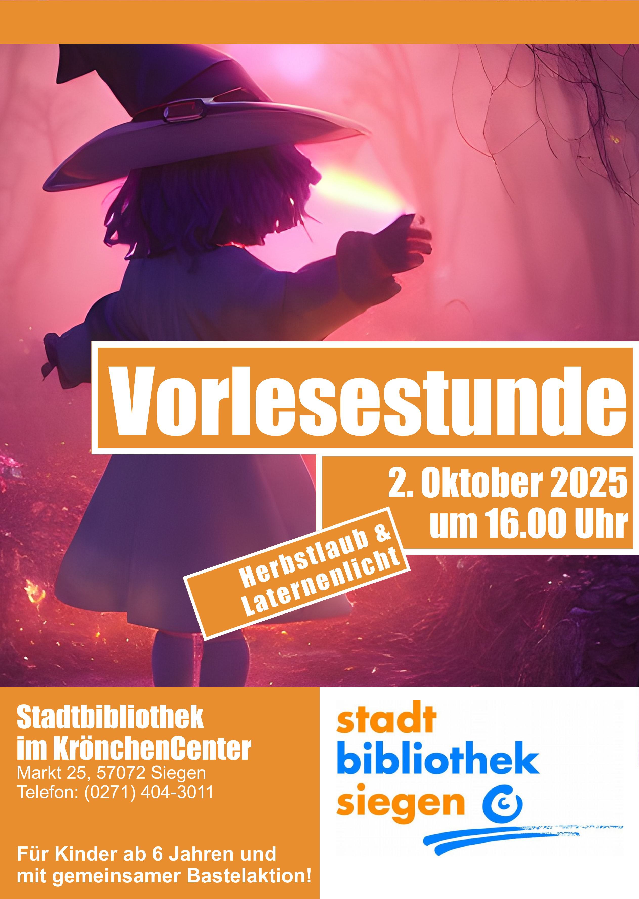 Herbstlaub & leuchtendes Laternenlicht