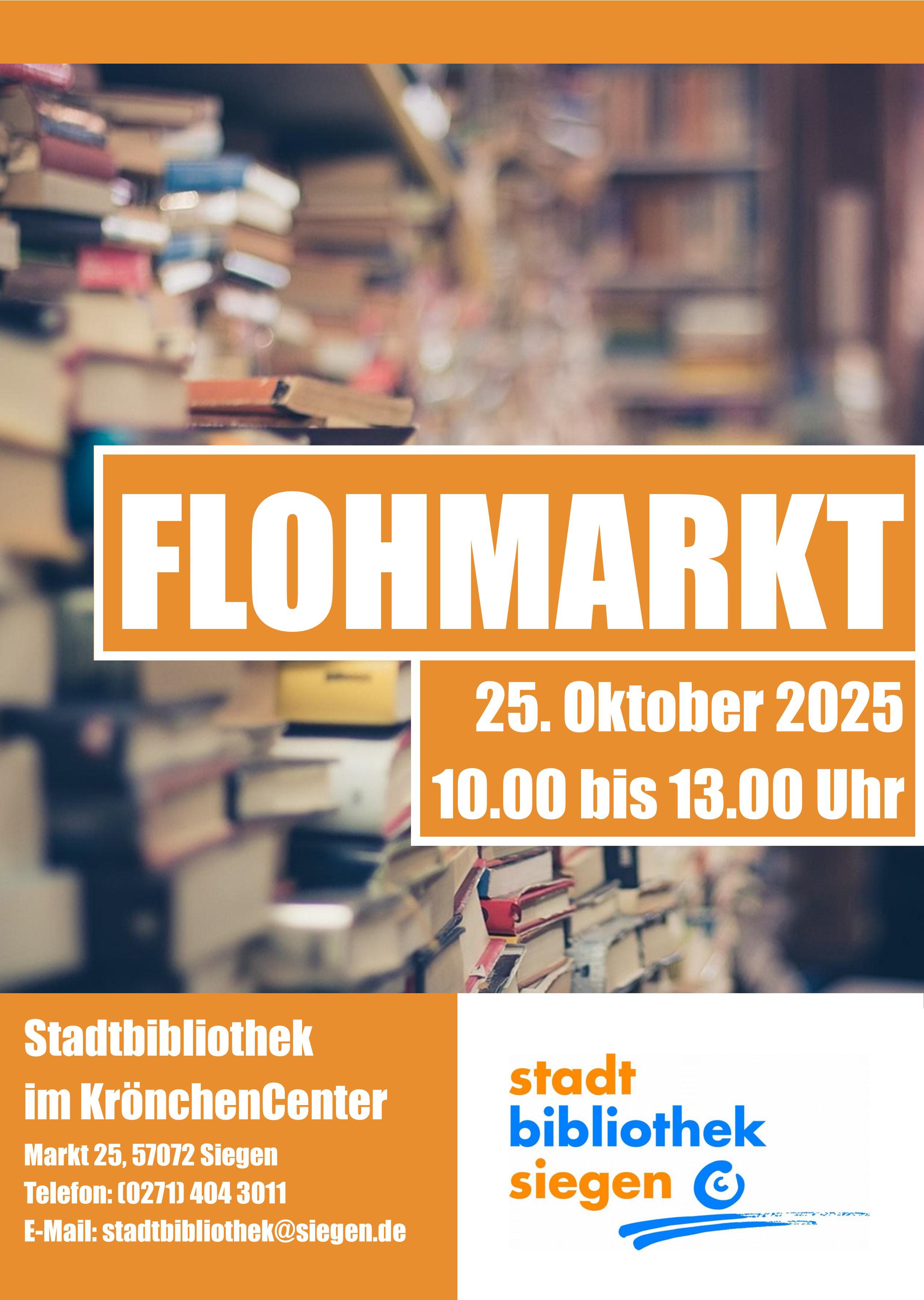 Herbst-Bücherflohmarkt in der Stadtbibliothek Siegen