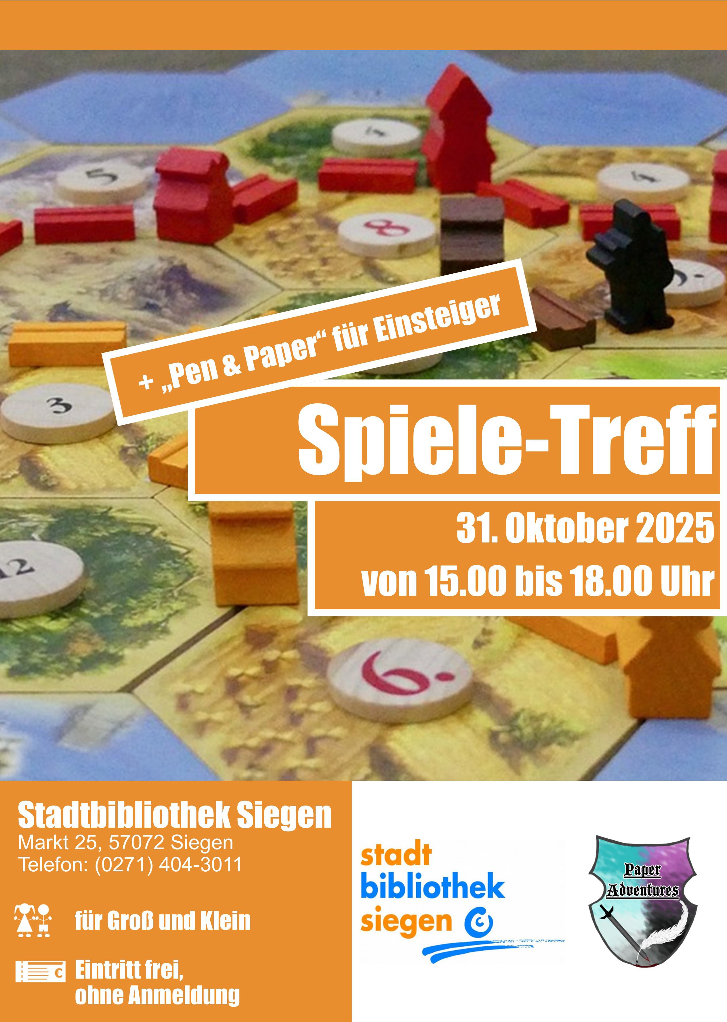 SpieleTreff in der Stadtbibliothek Siegen
