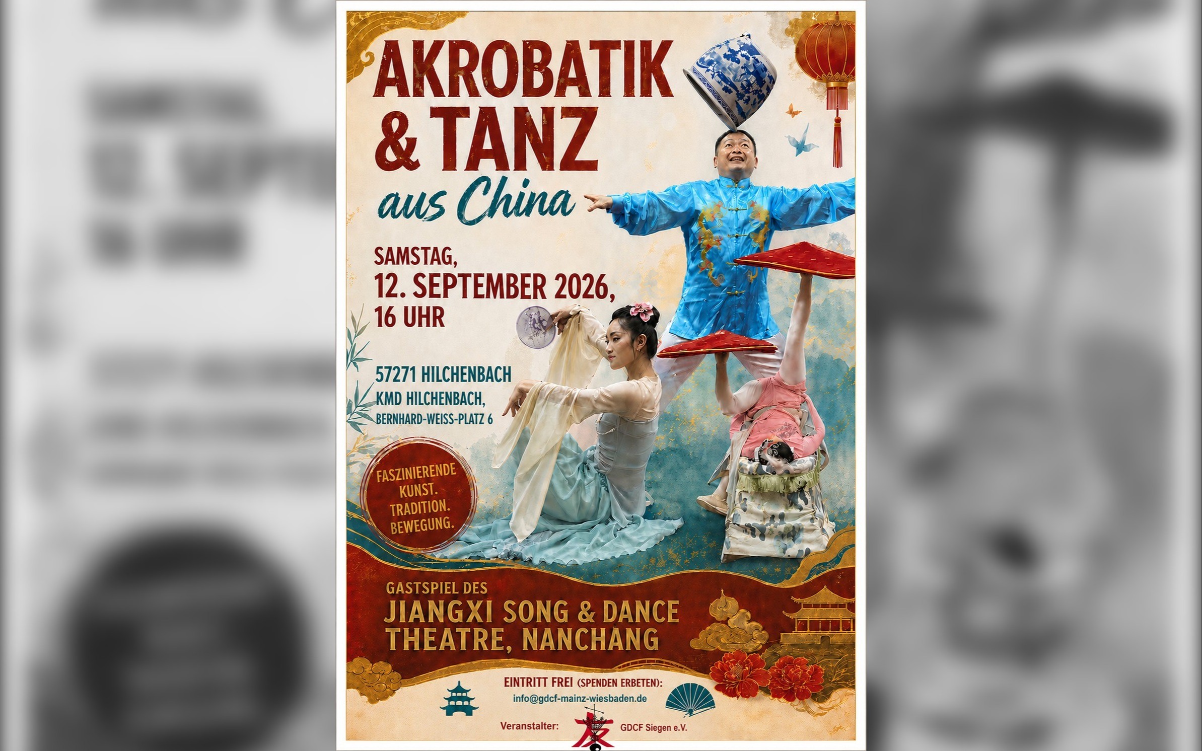 Akrobatik und Tanz aus China