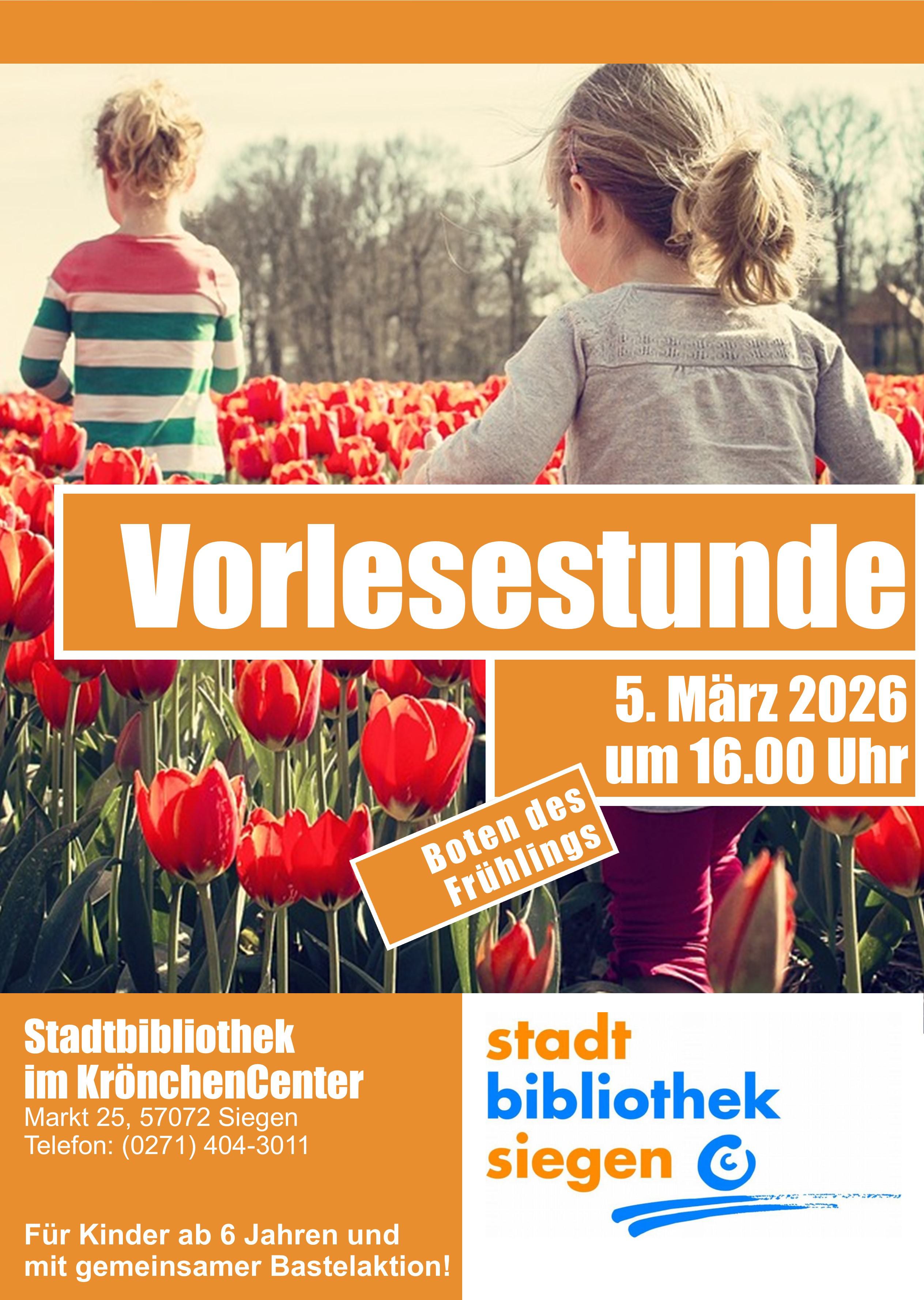 Vorlesestunde für Kinder ab 6 Jahren