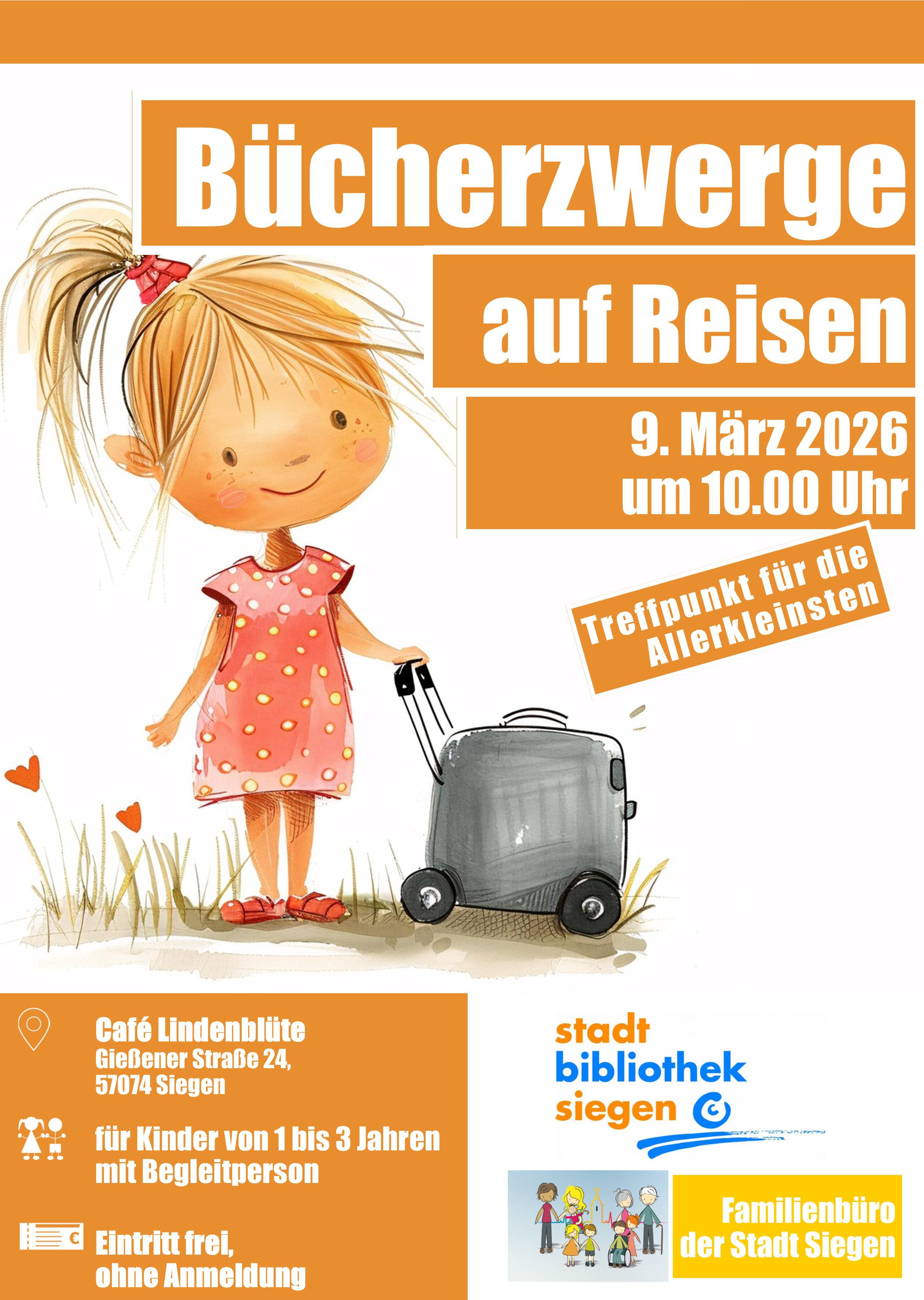 „Bücherzwerge auf Reisen“ im Café Lindenblüte