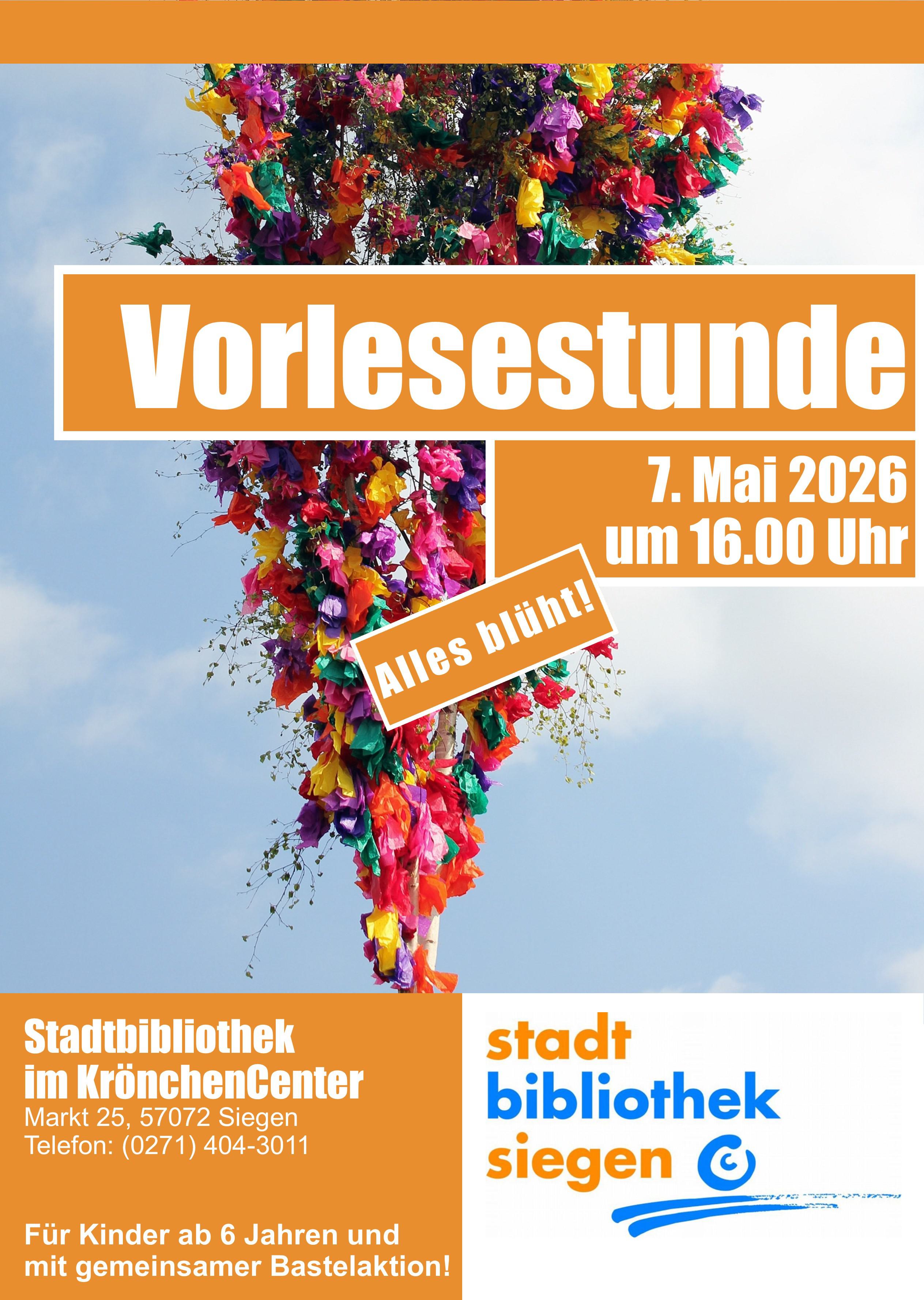 Vorlesestunde für Kinder ab 6 Jahren