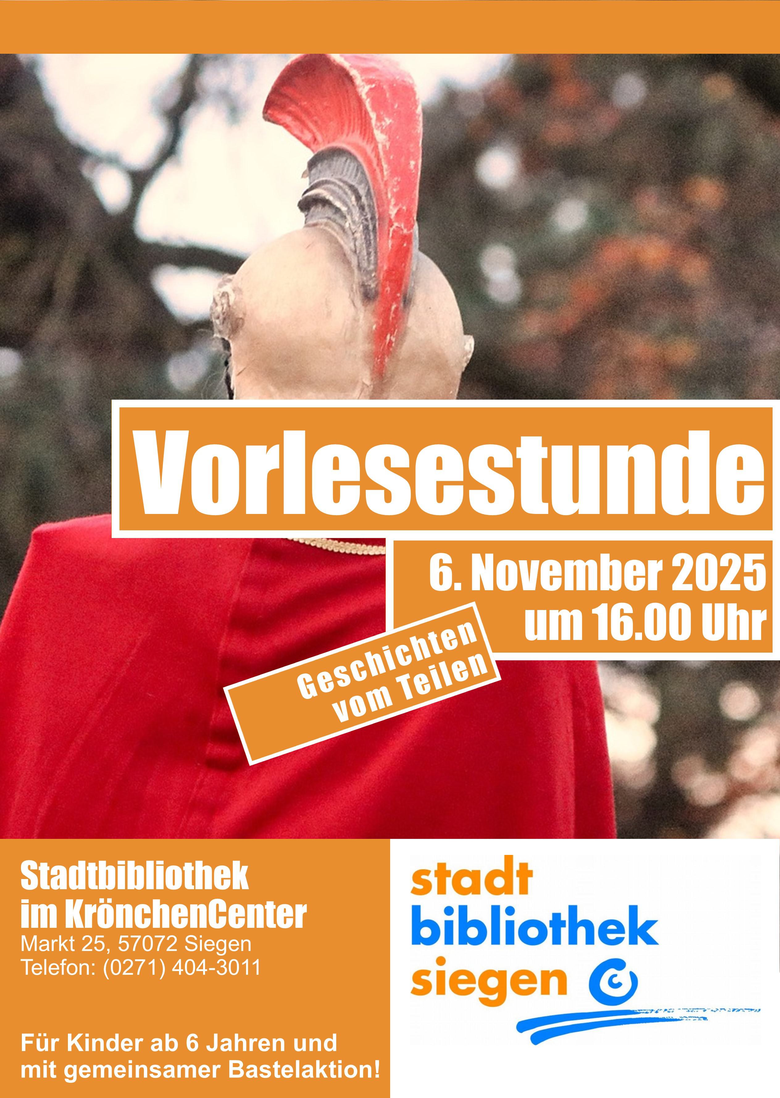 Geschichten vom Teilen in der Stadtbibliothek!