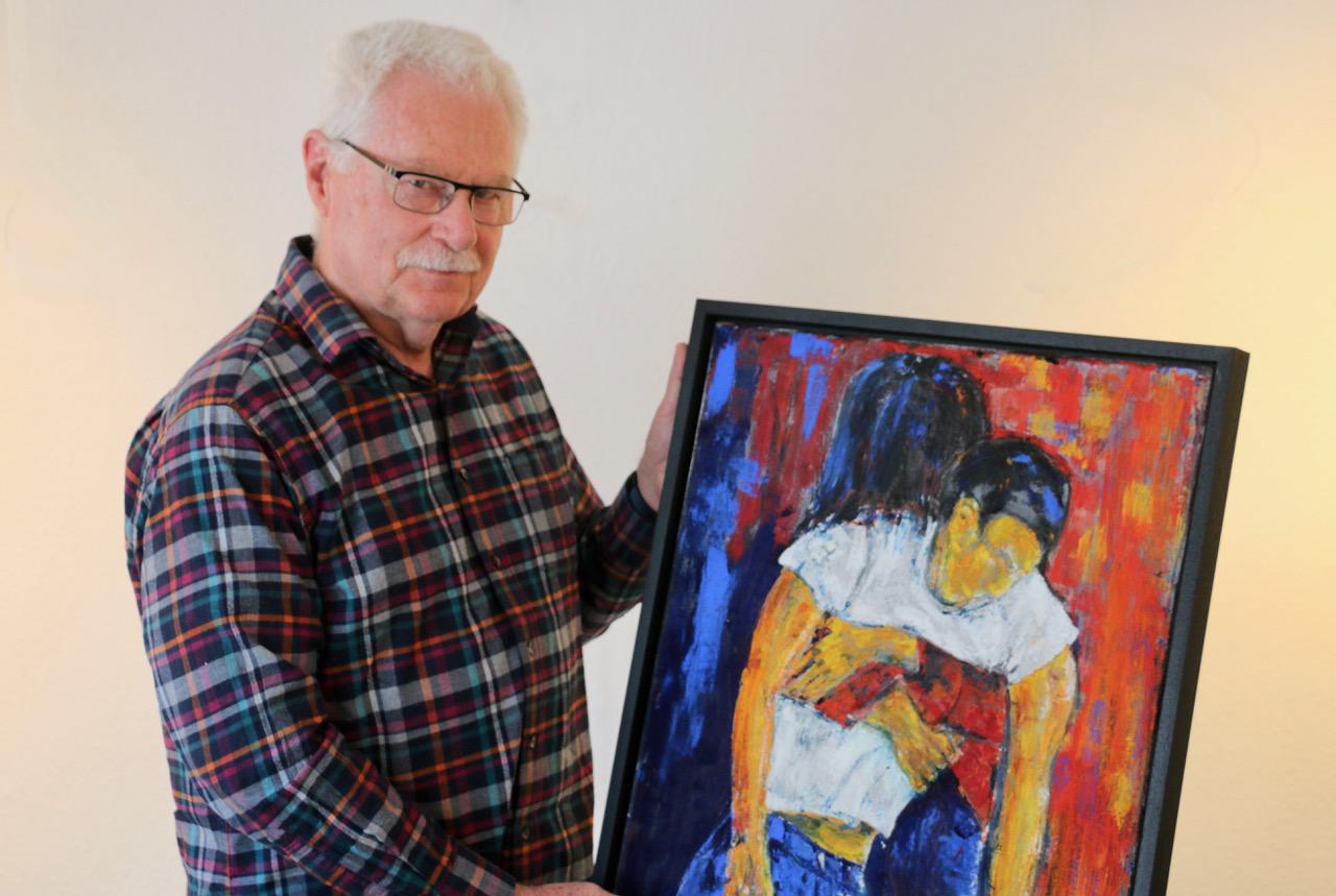 Dieter Link präsentiert seine Kunstwerke im 4Fachwerk-Museum