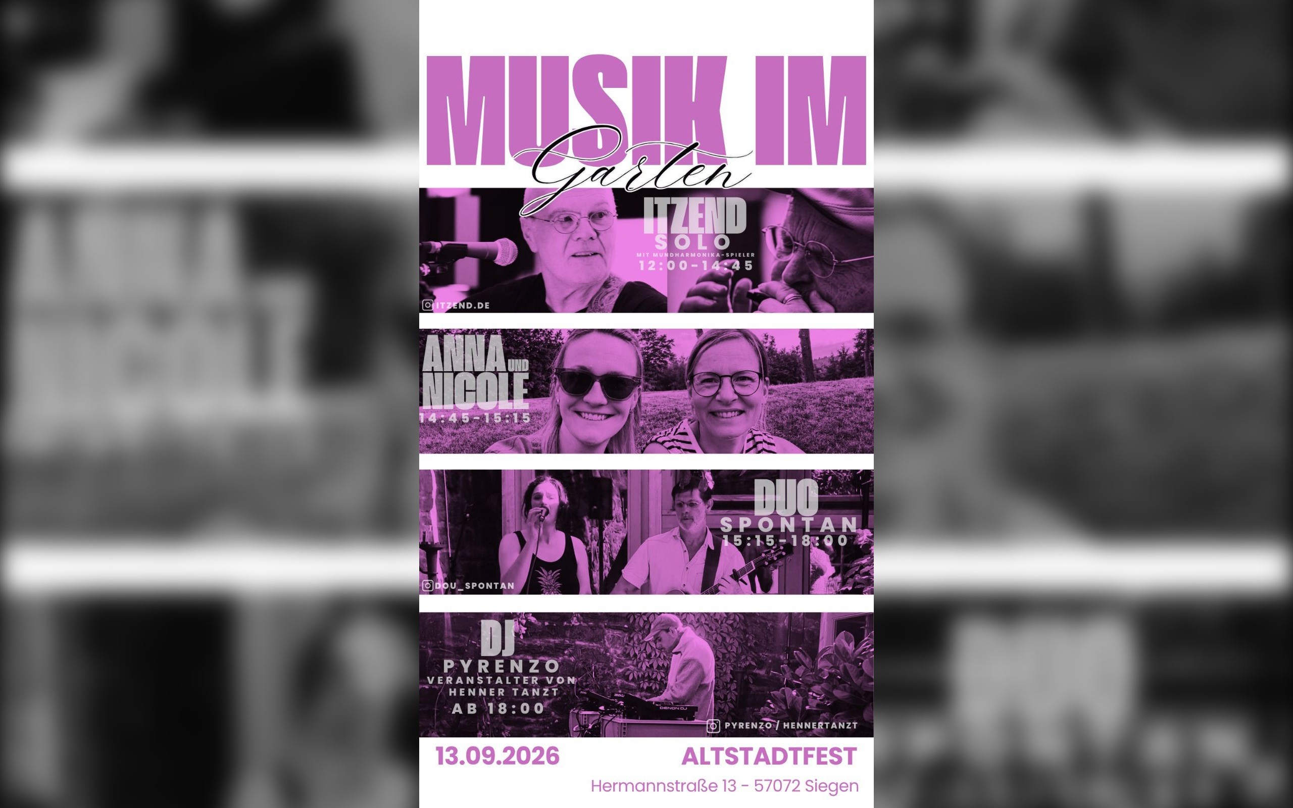 Musik im Garten