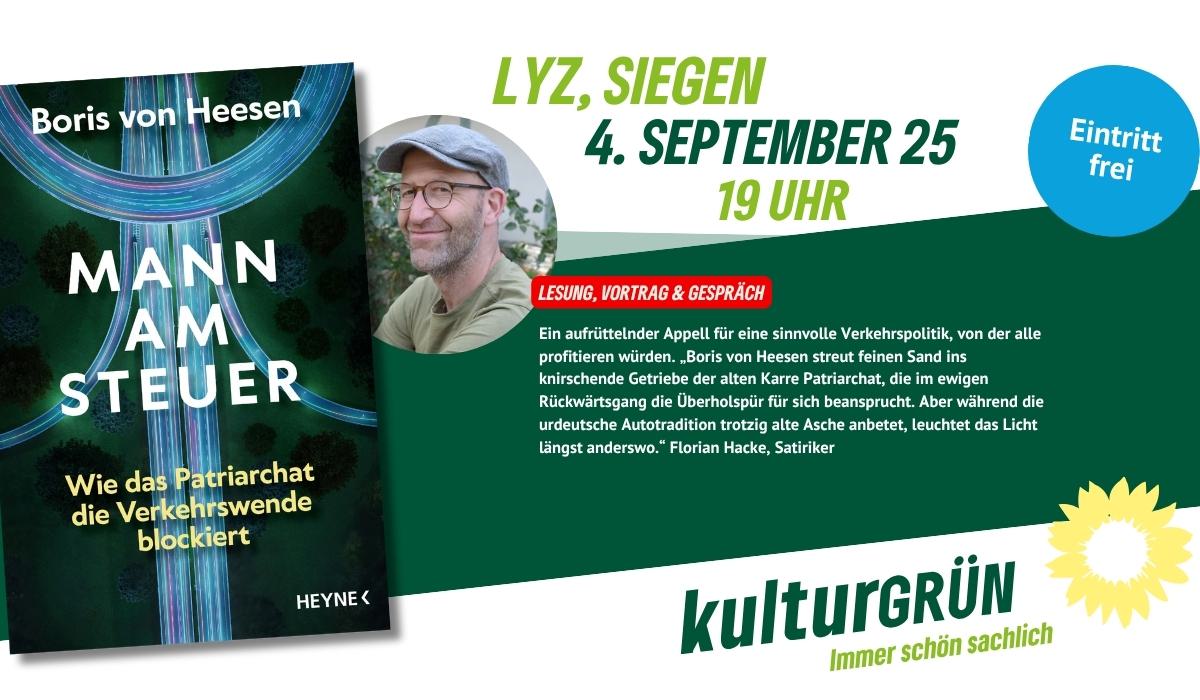 Abgesagt! Boris von Heesen: Mann am Steuer