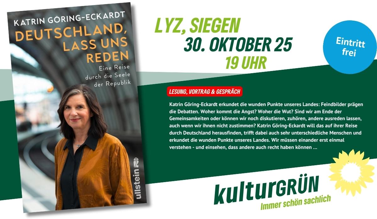 Verschoben auf Termin noch offen: Katrin Göring-Eckardt