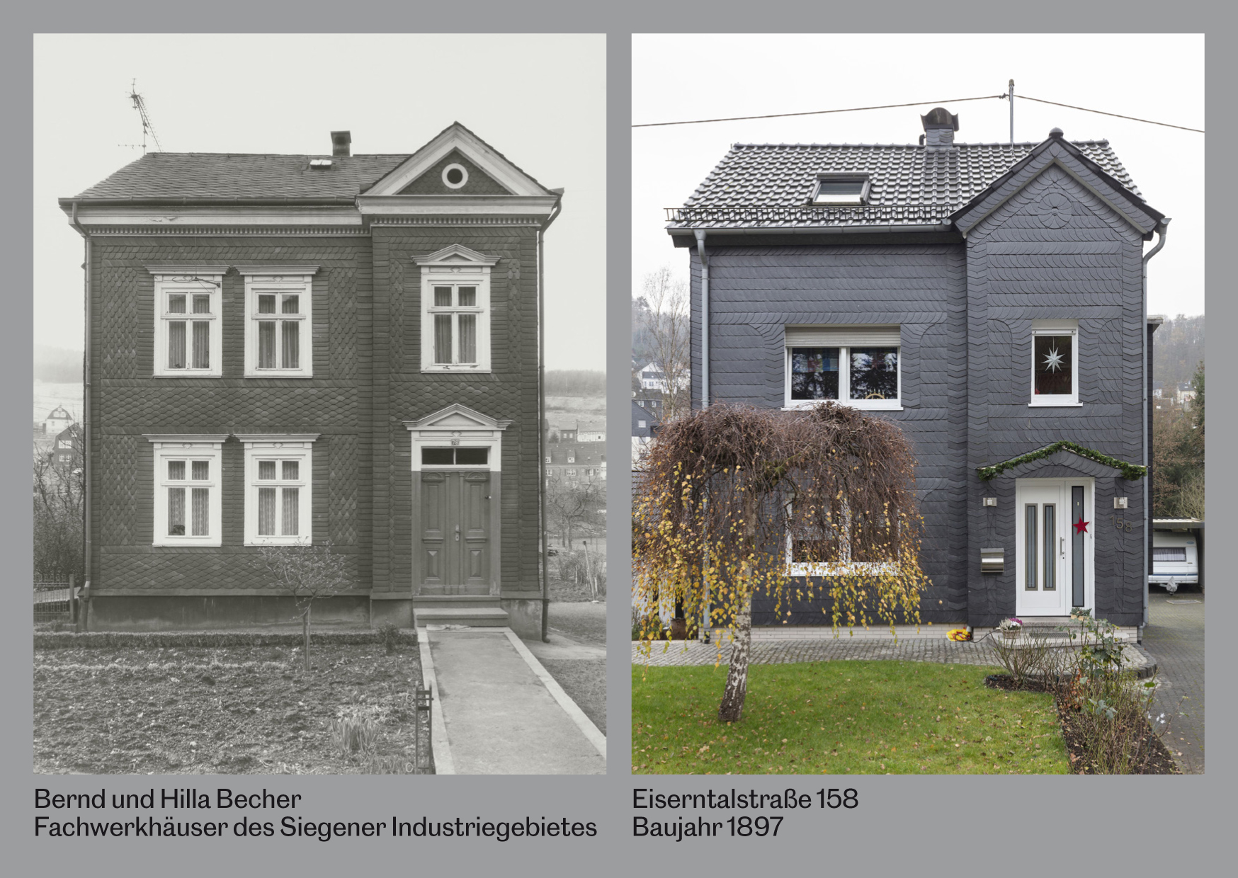 Bernd und Hilla Becher, Fachwerkhäuser des Siegener Industriegebietes