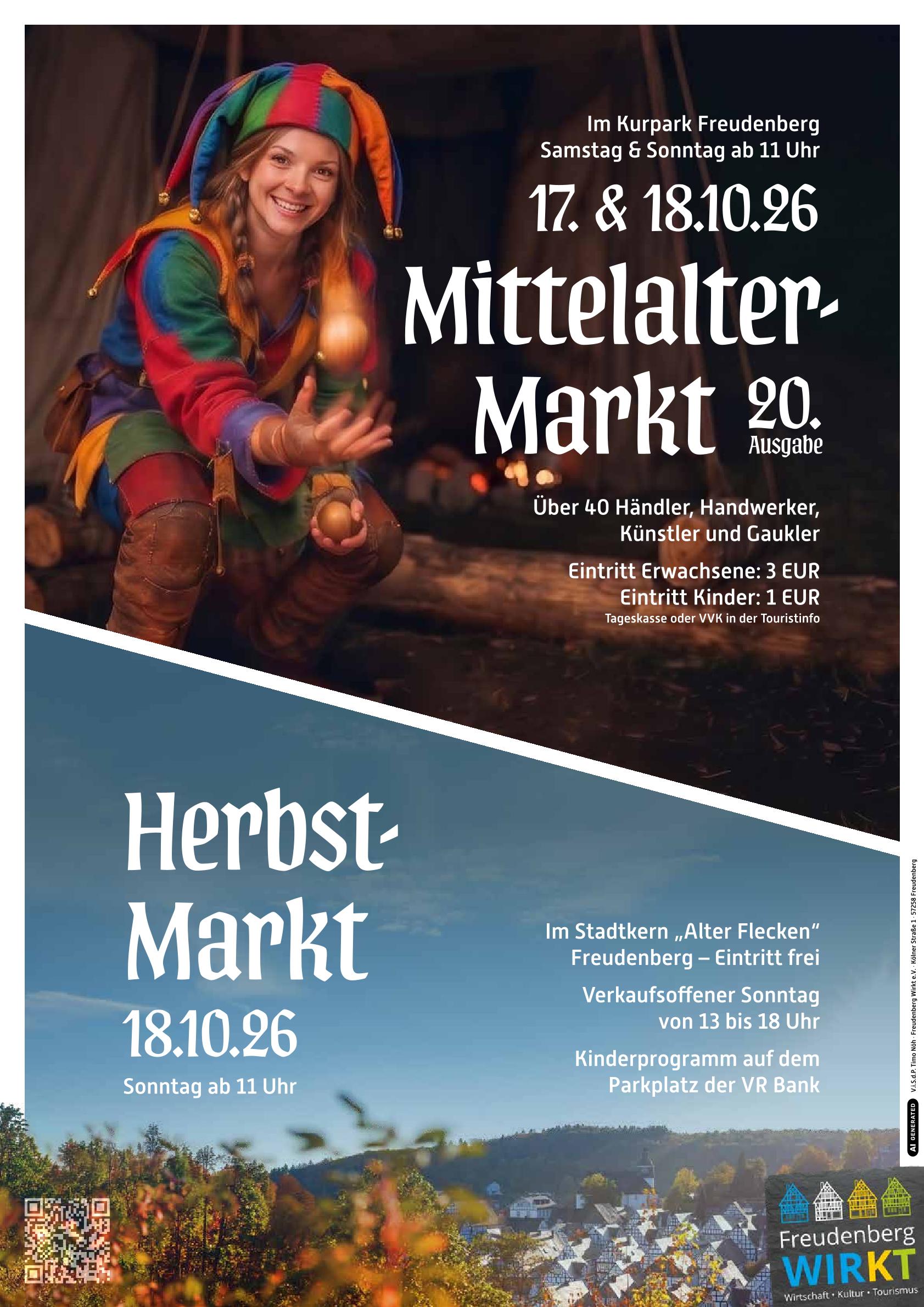 Herbst- und Mittelaltermarkt in Freudenberg