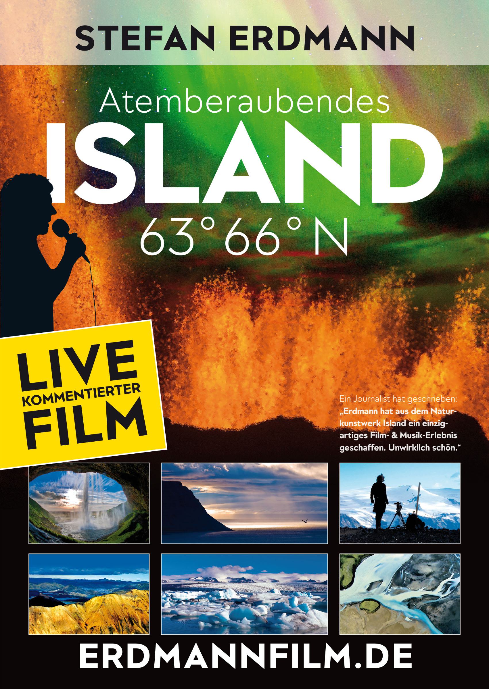 Stefan Erdmann präsentiert: Island - Film & Konzert