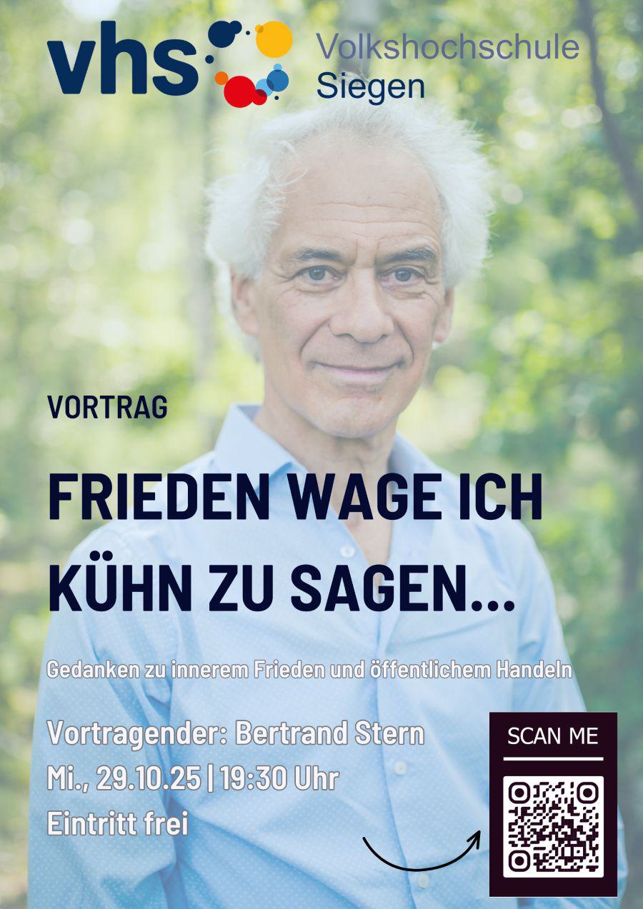 „Frieden wage ich kühn zu sagen…“