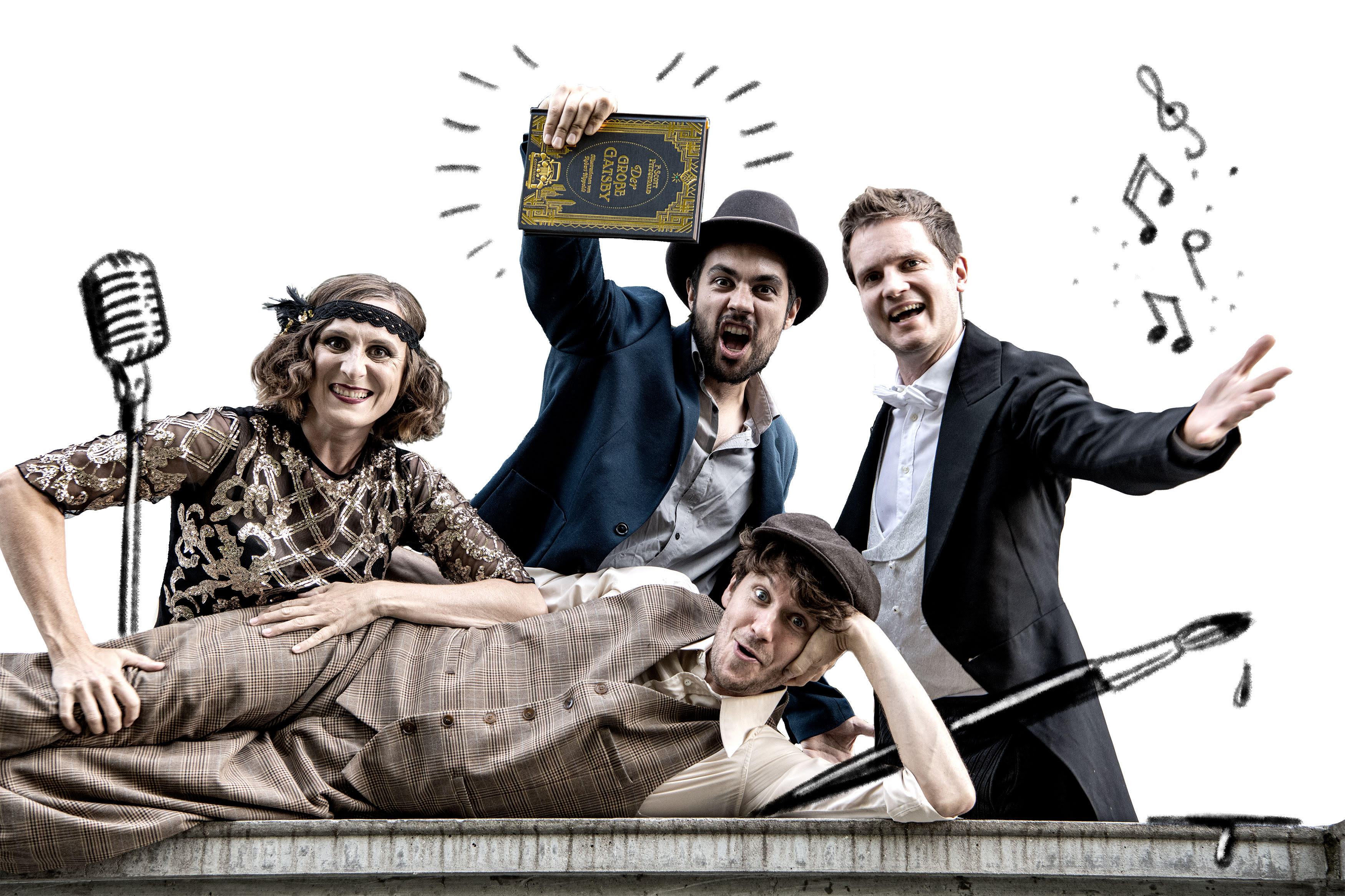 Der Große Gatsby - Eine musikalische Lesung mit Live-Zeichnung