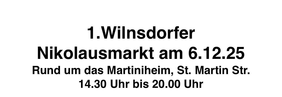 1. Nikolausmarkt Wilnsdorf