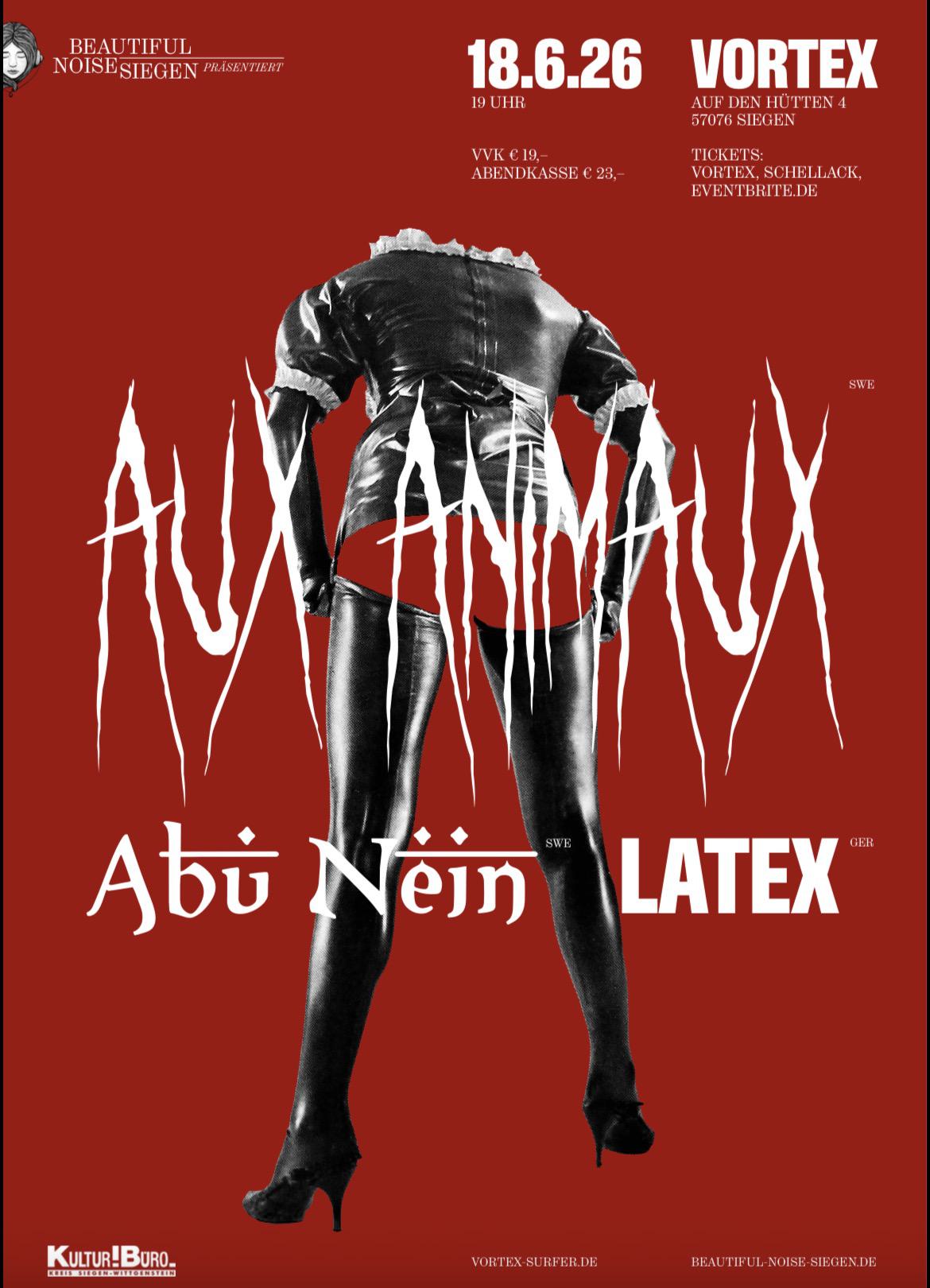 Dark Electro Special mit Aux Animaux, Abu Nein und Latex