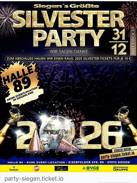 Siegen´s Größte Silvesterparty