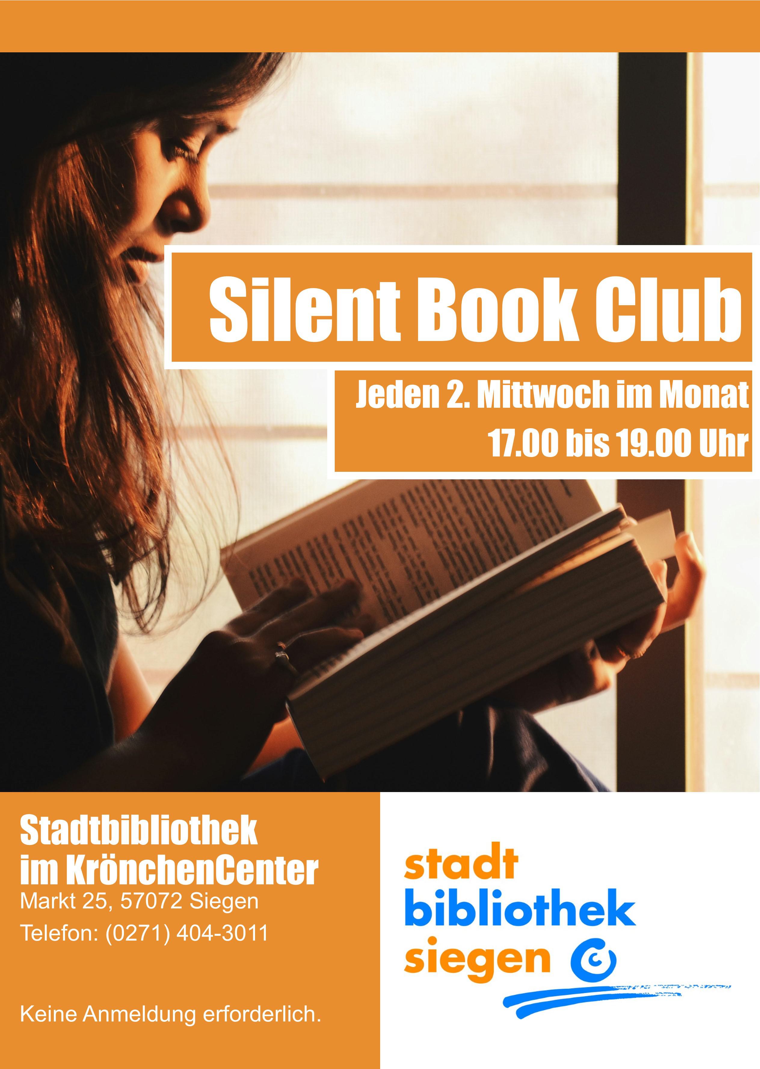 "Silent Book Club" in der Stadtbibliothek