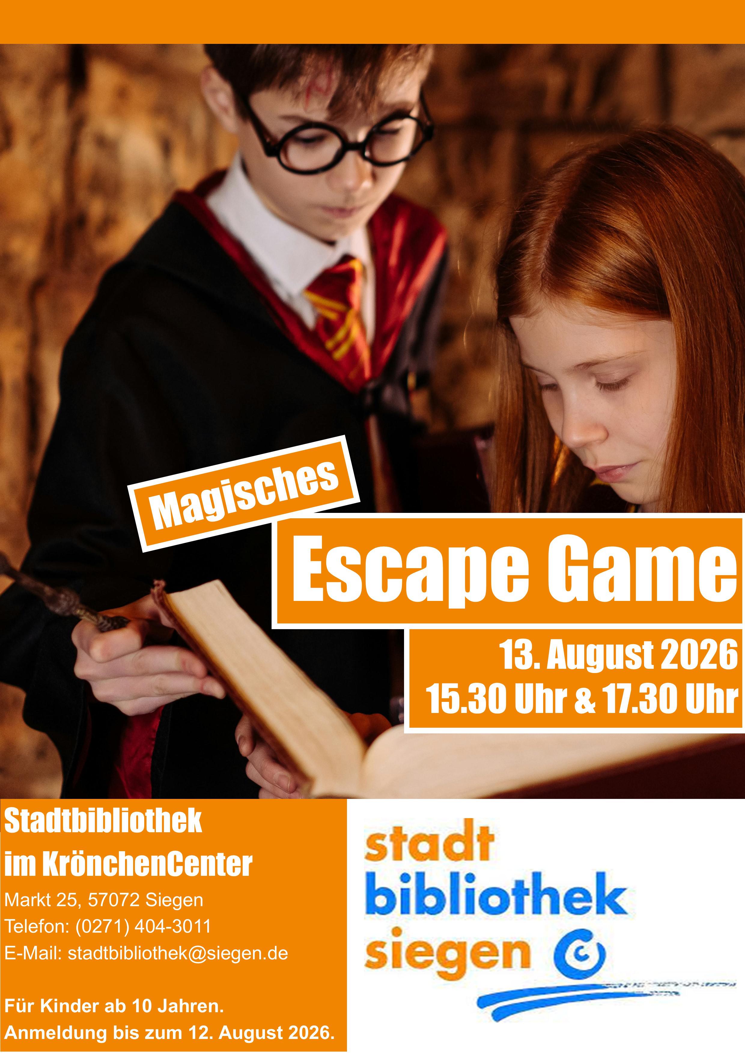 Magisches Escape Game in der Stadtbibliothek Siegen