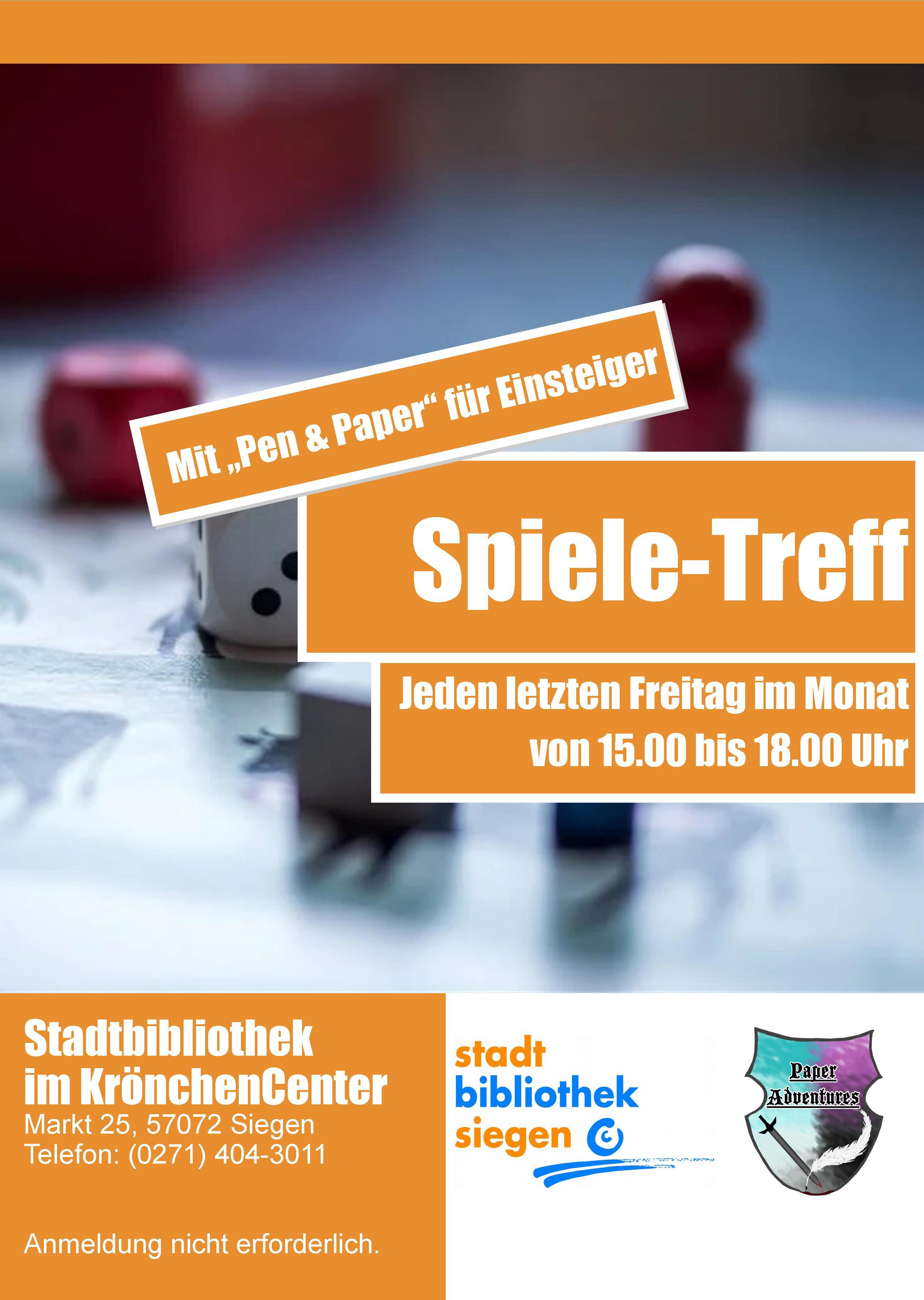 SpieleTreff in der Stadtbibliothek Siegen
