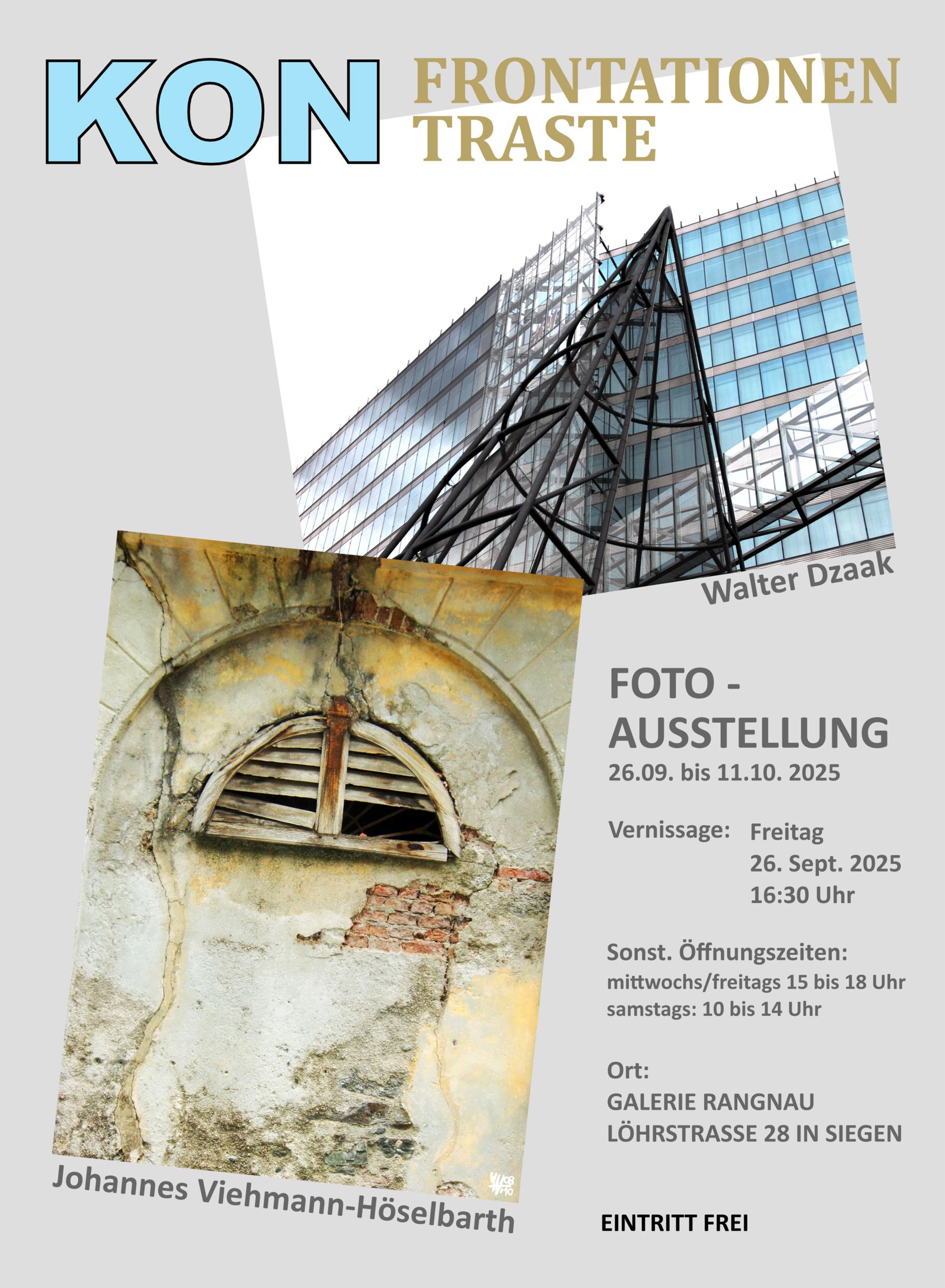 Vernissage: Konfrontationen Kontraste