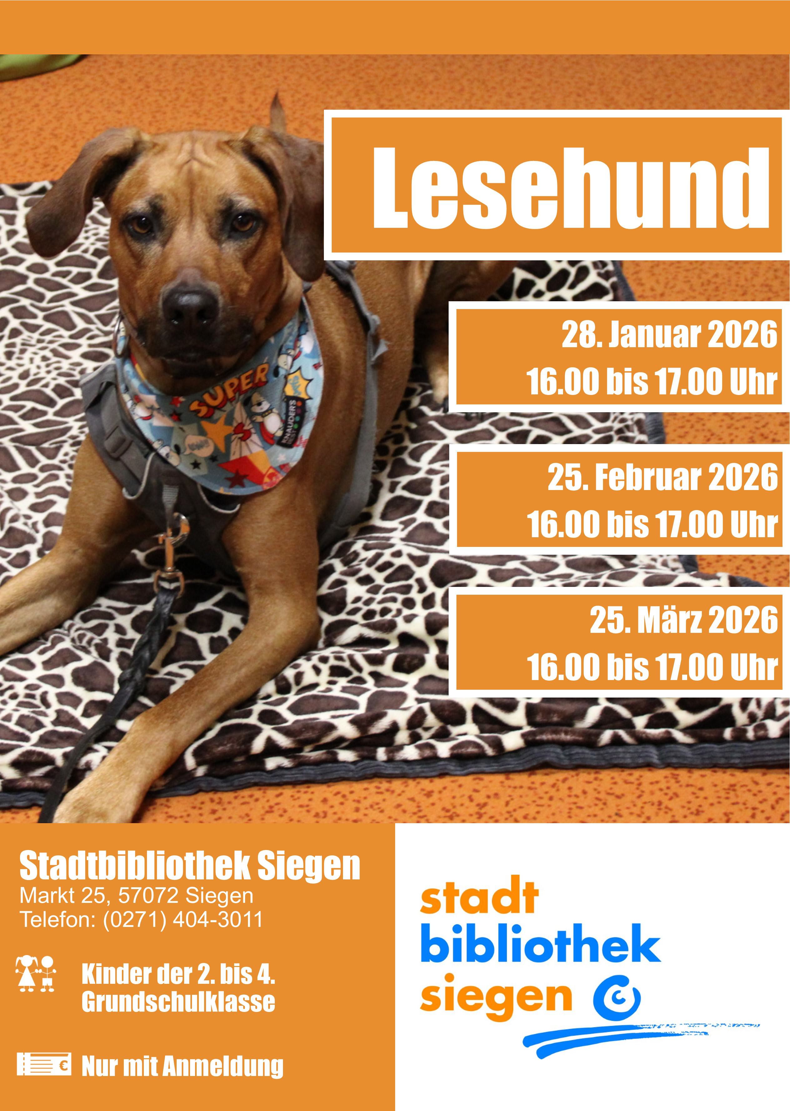 Vorlesen mit Lesehund Laini