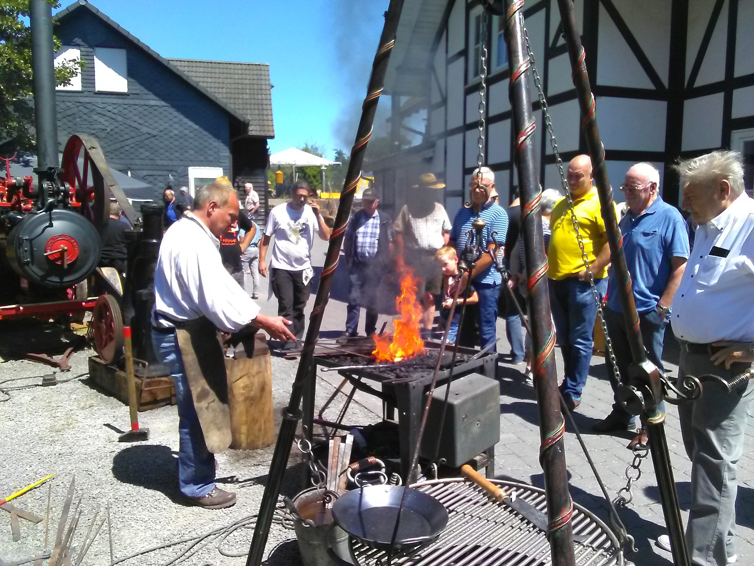 Schmiedefest am Technikmuseum Freudenberg