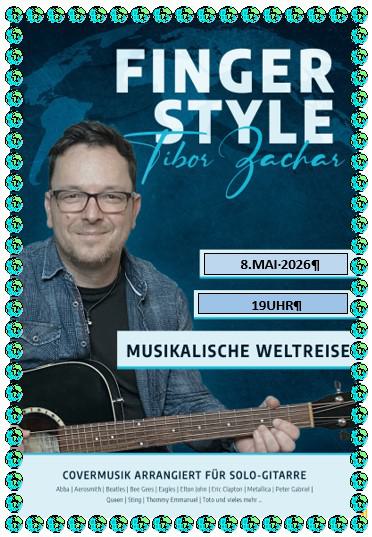 Musikalische & Kulinarische Weltreise mit Tibor Zachar (Gitarre)