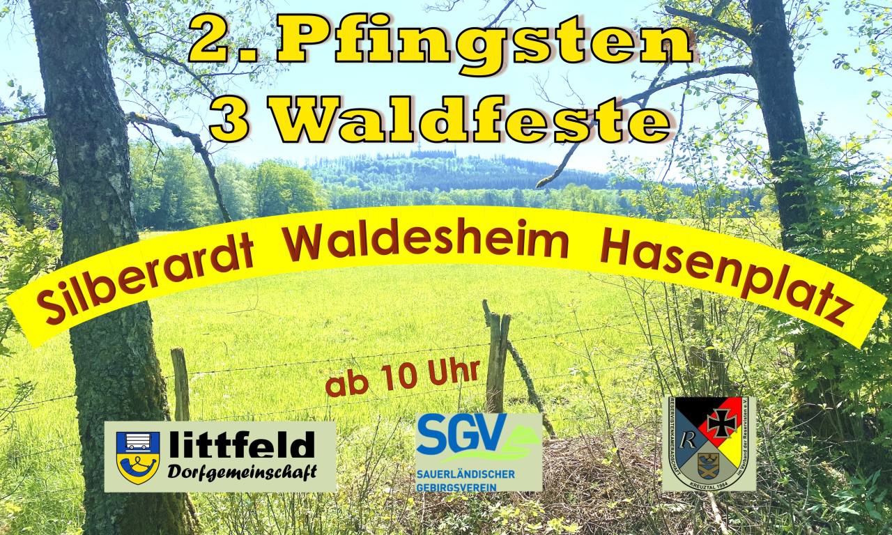 Drei Waldfeste in Littfeld
