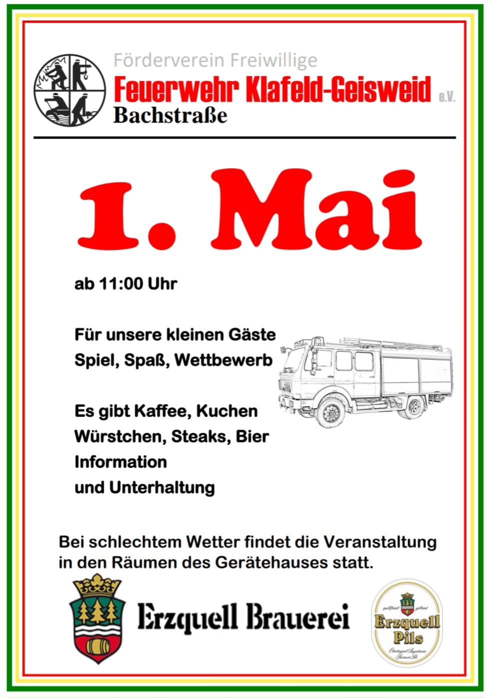 1. Mai Feier