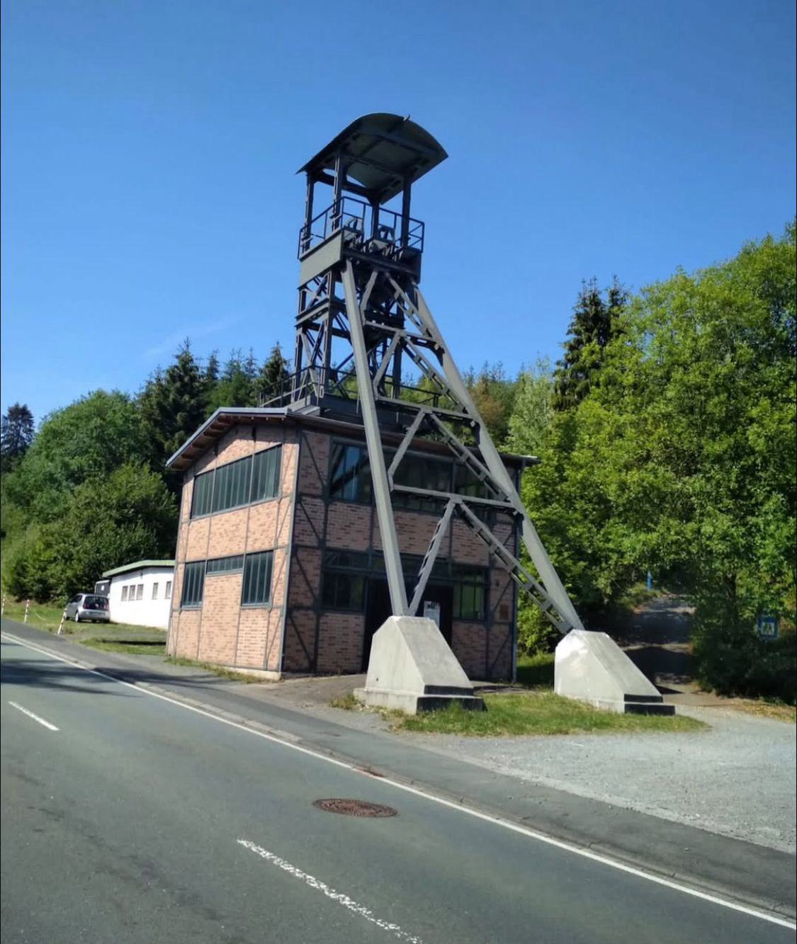 Förderturm Grimberg in Niederdielfen zur Besichtigung geöffnet