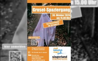 Plakat zum Gruselspaziergang